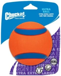 Chuckit! Chuckit Ultra Ball Hondenspeelgoed Ø10 Cm Oranje Blauw 5 Chuckit! Chuckit Ultra Ball Hondenspeelgoed Ø10 Cm Oranje Blauw -Huisdierbenodigdheden chuckit ultra ball 1 pack 10 cm 49689