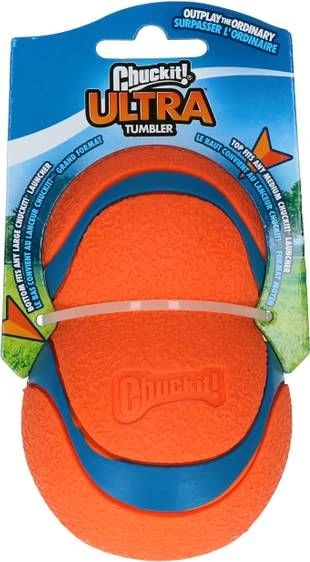 Chuckit! Chuckit Ultra Tumbler Hondenspeelgoed Ø 7.5 Cm Oranje Blauw 1 Chuckit! Chuckit Ultra Tumbler Hondenspeelgoed Ø 7.5 Cm Oranje Blauw