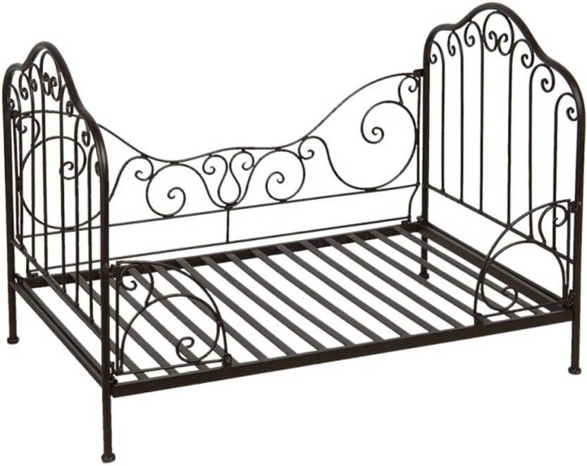 Clayre & Eef Hondenmand 80x53x58 Cm Bruin Zwart Ijzer Rechthoek 2 Clayre & Eef Hondenmand 80x53x58 Cm Bruin Zwart Ijzer Rechthoek - Afbeelding 2