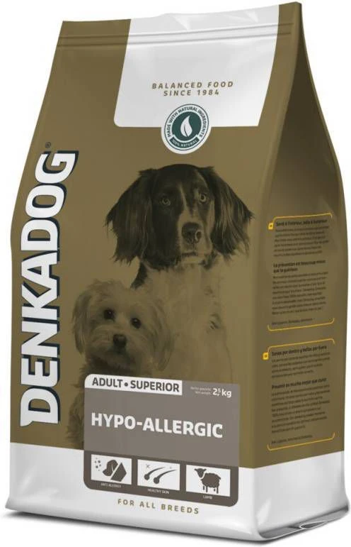Denkadog Superior Hypo Allergic Lam&Rijst Hondenvoer 2.5 Kg 2 Denkadog Superior Hypo Allergic Lam&Rijst Hondenvoer 2.5 Kg - Afbeelding 2
