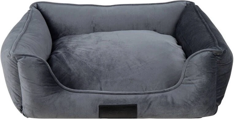 District 70 DISTRICT70 Huisdierenmand VELURO S Grijs 2 District 70 DISTRICT70 Huisdierenmand VELURO S Grijs - Afbeelding 2