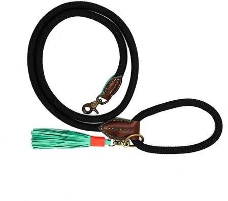 DWAM Looplijn Sand Touw Hondenriem 165x1 Cm Zwart Bruin 1 DWAM Looplijn Sand Touw Hondenriem 165x1 Cm Zwart Bruin
