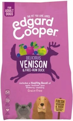 Edgard & Cooper Edgard&Cooper Delicious Venison Adult Hert&Eend&Appel Hondenvoer 2.5 Kg Graanvrij -Huisdierbenodigdheden edgard en cooper adult hert en eend 2 5 kg 43610