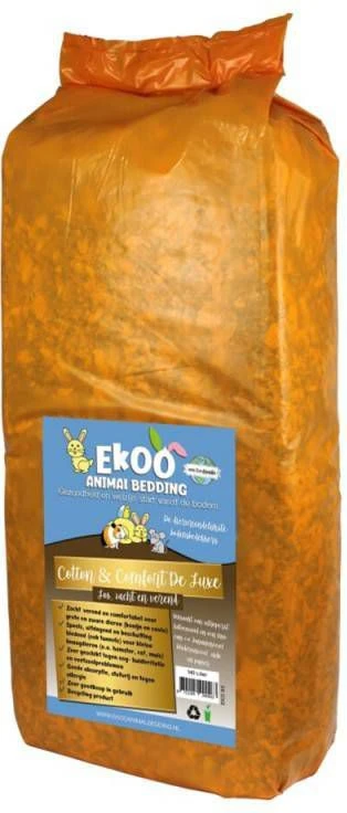 Ekoo Animal Bedding Ekoo Cotton & Comfort De Luxe 140 Liter 2 Ekoo Animal Bedding Ekoo Cotton & Comfort De Luxe 140 Liter - Afbeelding 2