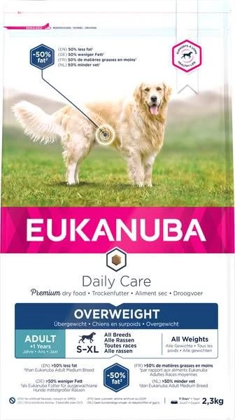 Eukanuba Daily Care Overweight Adult All Breed Kip 2, 3 Kg 2 Eukanuba Daily Care Overweight Adult All Breed Kip 2, 3 Kg - Afbeelding 2