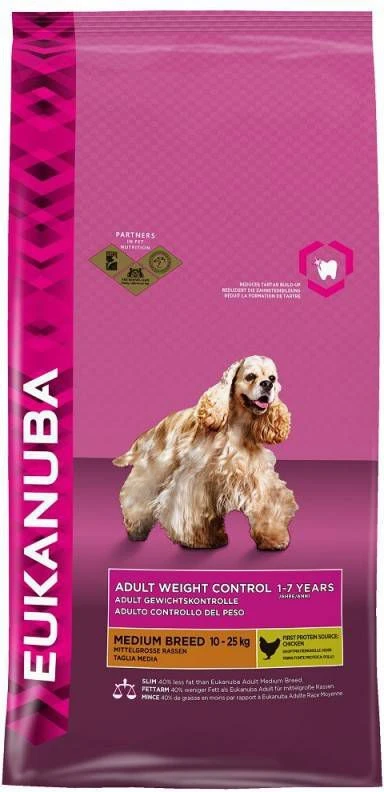 Eukanuba Daily Care Small/Medium Weight Control Kip Hondenvoer 12 Kg 2 Eukanuba Daily Care Small/Medium Weight Control Kip Hondenvoer 12 Kg - Afbeelding 2