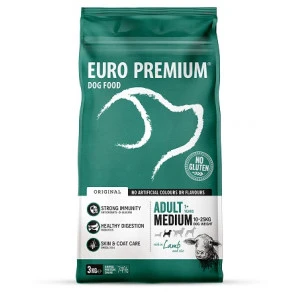 Euro Premium Medium Adult Lam & Rijst Hondenvoer Dubbelpak 2 X 12 Kg 1 Euro Premium Medium Adult Lam & Rijst Hondenvoer Dubbelpak 2 X 12 Kg