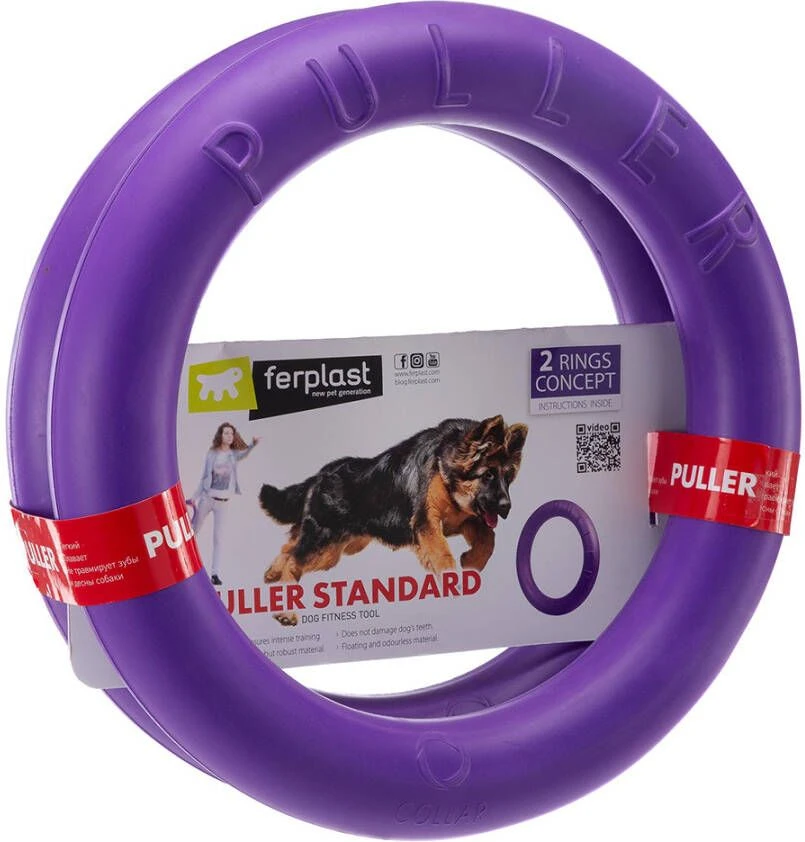Ferplast Hondenfitnessaccessoire Puller Standard 2 St Paars 2 Ferplast Hondenfitnessaccessoire Puller Standard 2 St Paars - Afbeelding 2