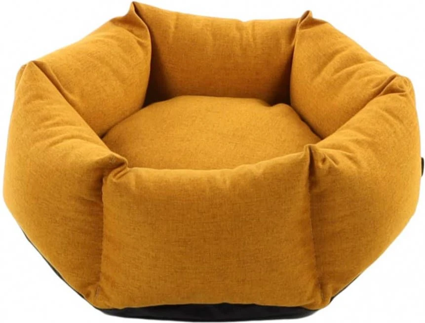 Flamingo Hondenmand Met Rits Ziva Hexagonaal 50x18 Cm Okerkleurig 2 Flamingo Hondenmand Met Rits Ziva Hexagonaal 50x18 Cm Okerkleurig - Afbeelding 2