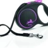 Flexi Black Design Tape L 5 M Hondenriem Roze&Zwart