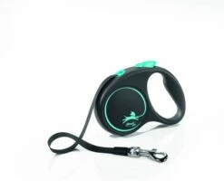 Flexi Black Design Tape S 5 M Hondenriem Blauw&Zwart