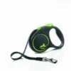 Flexi Black Design Tape S 5 M Hondenriem Groen&Zwart