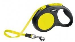Flexi Rollijn New Classic Neon Tape Hondenriem 5 M Zwart Neon Tot15kg 2 Flexi Rollijn New Classic Neon Tape Hondenriem 5 M Zwart Neon Tot15kg - Afbeelding 2