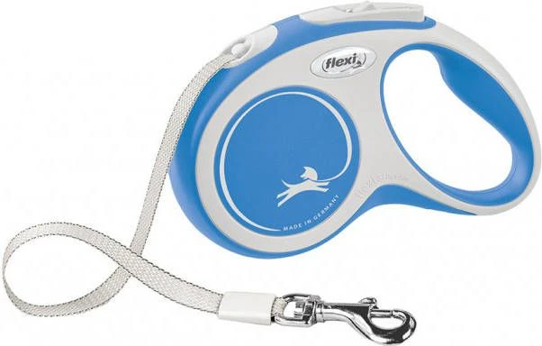 Flexi Rollijn New Comfort Tape L 5 M Hondenriem Blauw&Lichtgrijs 2 Flexi Rollijn New Comfort Tape L 5 M Hondenriem Blauw&Lichtgrijs - Afbeelding 2
