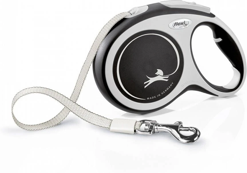 Flexi Rollijn New Comfort Tape L 8 M Hondenriem Zwart&Lichtgrijs 7 Flexi Rollijn New Comfort Tape L 8 M Hondenriem Zwart&Lichtgrijs - Afbeelding 7