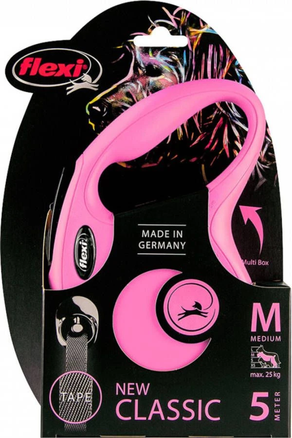 Flexi Rollijn New Classic Tape Leash M Roze 4 Flexi Rollijn New Classic Tape Leash M Roze - Afbeelding 4