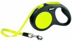 Flexi Rollijn New Classic Neon Tape Hondenriem 5 M Zwart Neon Tot15kg 23 Flexi Rollijn New Classic Neon Tape Hondenriem 5 M Zwart Neon Tot15kg -Huisdierbenodigdheden flexi rollijn neon classic tape leash extra small 7956