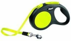 Flexi Rollijn New Classic Neon Tape Hondenriem 5 M Zwart Neon Tot15kg 24 Flexi Rollijn New Classic Neon Tape Hondenriem 5 M Zwart Neon Tot15kg -Huisdierbenodigdheden flexi rollijn neon classic tape leash large 10344