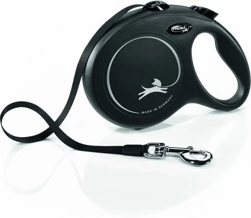 Flexi Rollijn New Classic Tape Large 8 M Hondenriem Zwart Tot 50 Kg 1 Flexi Rollijn New Classic Tape Large 8 M Hondenriem Zwart Tot 50 Kg