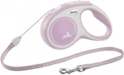 Flexi Rollijn New Comfort Tape S 5 M Hondenriem Roze&Lichtgrijs -Huisdierbenodigdheden flexi rollijn new comfort 5 meter rozewit 896302