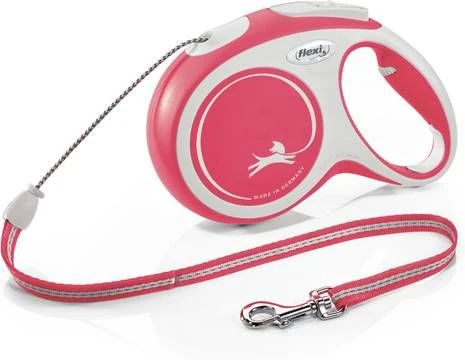 Flexi Rollijn New Comfort Koord S Rood&Lichtgrijs Hondenriem 8 2 Flexi Rollijn New Comfort Koord S Rood&Lichtgrijs Hondenriem 8 - Afbeelding 2