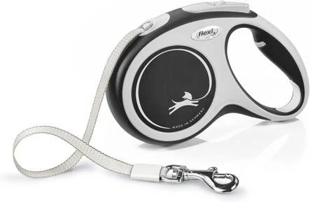 Flexi Rollijn New Comfort Tape L 5 M Hondenriem Zwart 1 Flexi Rollijn New Comfort Tape L 5 M Hondenriem Zwart