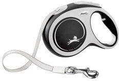 Flexi Rollijn New Comfort Tape L 5 M Hondenriem Zwart 3 Flexi Rollijn New Comfort Tape L 5 M Hondenriem Zwart - Afbeelding 3