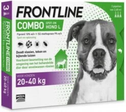 Frontline Combo L: Van 20 Tot 40 Kg Anti Vlooienmiddel En Tekenmiddel Hond 3 Pipetten 17 Frontline Combo L: Van 20 Tot 40 Kg Anti Vlooienmiddel En Tekenmiddel Hond 3 Pipetten -Huisdierbenodigdheden frontline combo hond 15180
