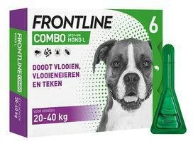 Frontline Combo L: Van 20 Tot 40 Kg Anti Vlooienmiddel En Tekenmiddel Hond 3 Pipetten 2 Frontline Combo L: Van 20 Tot 40 Kg Anti Vlooienmiddel En Tekenmiddel Hond 3 Pipetten - Afbeelding 2