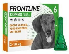 Frontline Combo S: Van 2 Tot 10 Kg Anti Vlooienmiddel En Tekenmiddel Hond 3 Pipetten 2 Frontline Combo S: Van 2 Tot 10 Kg Anti Vlooienmiddel En Tekenmiddel Hond 3 Pipetten - Afbeelding 2