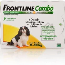 Frontline Combo S: Van 2 Tot 10 Kg Anti Vlooienmiddel En Tekenmiddel Hond 3 Pipetten 19 Frontline Combo S: Van 2 Tot 10 Kg Anti Vlooienmiddel En Tekenmiddel Hond 3 Pipetten -Huisdierbenodigdheden frontline combo spot on hond s 3 pipetten 24449