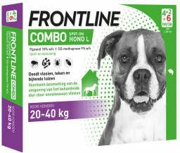 Frontline Combo L: Van 20 Tot 40 Kg Anti Vlooienmiddel En Tekenmiddel Hond 3 Pipetten 10 Frontline Combo L: Van 20 Tot 40 Kg Anti Vlooienmiddel En Tekenmiddel Hond 3 Pipetten - Afbeelding 10