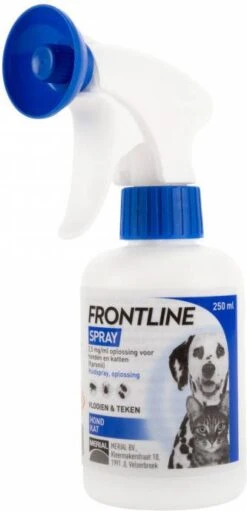 Frontline Spray 2, 5 Mg/ml Oplossing Voor Honden En Katten 2 X 100 Ml 19 Frontline Spray 2, 5 Mg/ml Oplossing Voor Honden En Katten 2 X 100 Ml -Huisdierbenodigdheden frontline spray 250 ml 41519