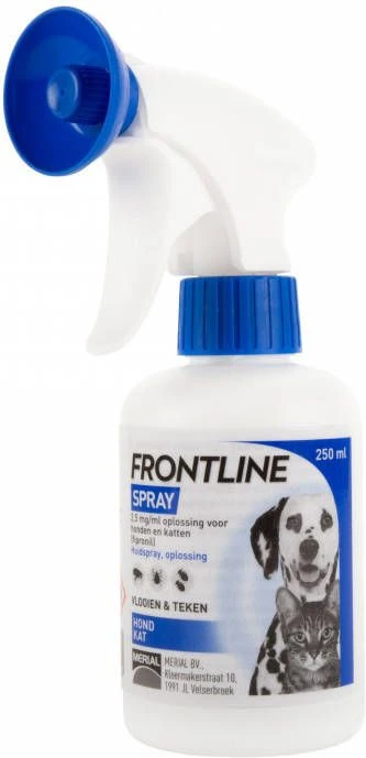 Frontline Spray 2, 5 Mg/ml Oplossing Voor Honden En Katten 2 X 100 Ml 6 Frontline Spray 2, 5 Mg/ml Oplossing Voor Honden En Katten 2 X 100 Ml - Afbeelding 6