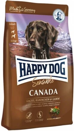 Happy Dog Supreme Sensible 2x12, 5kg Canada Zalm, Konijn & Lam Hondenvoer -Huisdierbenodigdheden happy dog supreme sensible 2x12 5kg canada zalm konijn en lam hondenvoer 109935