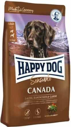 Happy Dog Supreme Sensible 2x12, 5kg Canada Zalm, Konijn & Lam Hondenvoer -Huisdierbenodigdheden happy dog supreme sensible canada 12 5 kg 41237