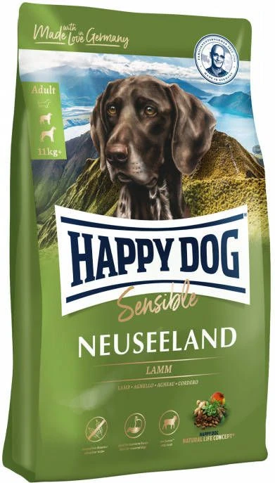 Happy Dog Supreme Sensible Nieuw Zeeland Lam & Groenlip Mossel Dubbelpak 2 X 300 G 4 Happy Dog Supreme Sensible Nieuw Zeeland Lam & Groenlip Mossel Dubbelpak 2 X 300 G - Afbeelding 4