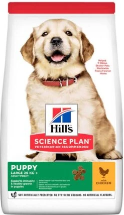 Hill's Hill&apos, S Canine Puppy Large Breed Kip Hondenvoer 2.5 Kg -Huisdierbenodigdheden hills science plan puppy large breed chicken 2 5 kg 48237
