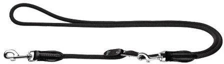 Hunter Variolijn Freestyle Nylon Rond Hondenriem Zwart 3 Hunter Variolijn Freestyle Nylon Rond Hondenriem Zwart - Afbeelding 3
