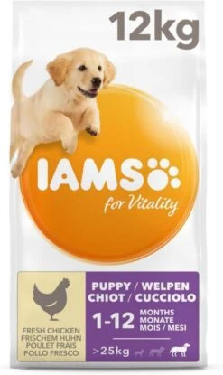 Iams 2x12kg For Vitality Dog Puppy & Junior Large Kip Hondenvoer 11 Iams 2x12kg For Vitality Dog Puppy & Junior Large Kip Hondenvoer -Huisdierbenodigdheden iams dog puppy junior large kip 12 kg 65504