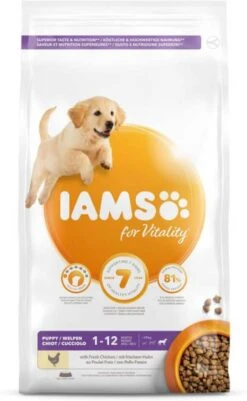 Iams 2x12kg For Vitality Dog Puppy & Junior Large Kip Hondenvoer 12 Iams 2x12kg For Vitality Dog Puppy & Junior Large Kip Hondenvoer -Huisdierbenodigdheden iams dog puppy junior large kip 3 kg 66065