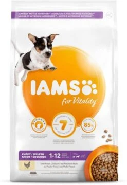 Iams 2x12kg For Vitality Dog Puppy & Junior Small/Medium Kip Hondenvoer 16 Iams 2x12kg For Vitality Dog Puppy & Junior Small/Medium Kip Hondenvoer -Huisdierbenodigdheden iams dog puppy junior small medium kip 3 kg 65857