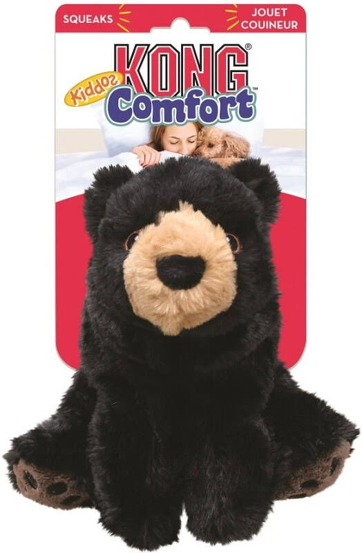 Kong Comfort Kiddos Bear Hondenspeelgoed Zwart Large 2 Kong Comfort Kiddos Bear Hondenspeelgoed Zwart Large - Afbeelding 2