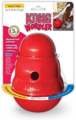 Kong Wobbler Snackball + DogMio Barkis In Combi Pakket! Wobbler Snackball + DogMio Barkis(500g )