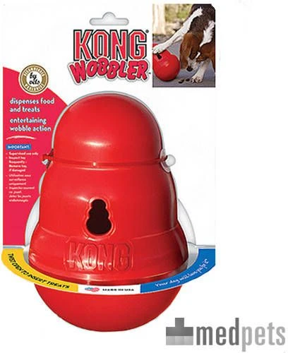 Kong Hondenspeelgoed Snack Dispenser Wobbler L Rood 3 Kong Hondenspeelgoed Snack Dispenser Wobbler L Rood - Afbeelding 3