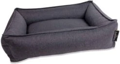 Lex & Max Hondenmand Paris 120 X 85 Cm Polyester Donkergrijs -Huisdierbenodigdheden lex en max hondenmand paris grijs 70x55cm 24555