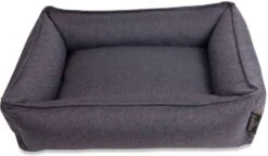 Lex & Max Hondenmand Paris 120 X 85 Cm Polyester Donkergrijs -Huisdierbenodigdheden lex en max lex en max paris hondenmand 100x80cm grijs 5115709