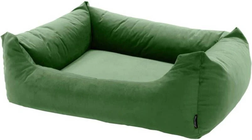 Madison Hondenbed Velvet 80x67x22 Cm Groen 1 Madison Hondenbed Velvet 80x67x22 Cm Groen