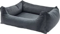 Voorkant 15 Madison Hondenmand Velvet 80x67x22 Cm Grijs