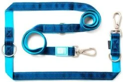 Max & Molly Max & Multifunctionele Lijn Matrix, Blauw M 200cmx20mm Hond -Huisdierbenodigdheden max en molly max en molly multi function hondenriem blauw 45780